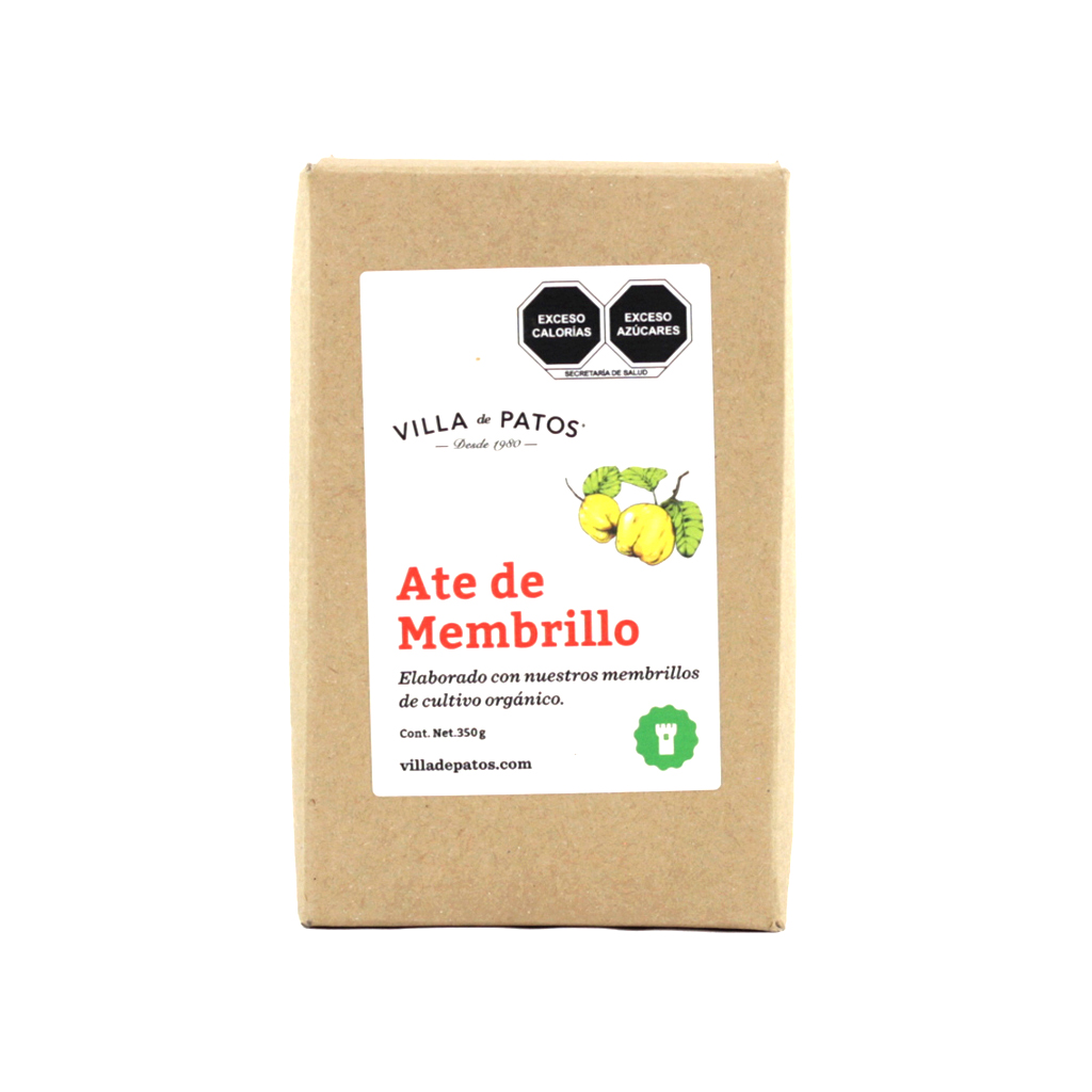 Ate de membrillo orgánico 350 g Villa de Patos