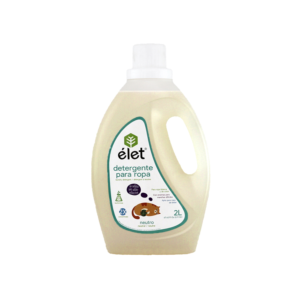 Detergente neutro para ropa 2 L Elet