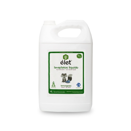 Lavaplatos lemongrass 4 L Elet