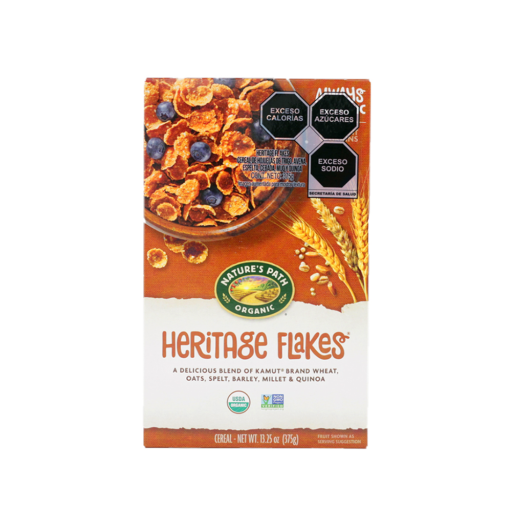 Cereal heritage flakes 375 g Nature´s Path