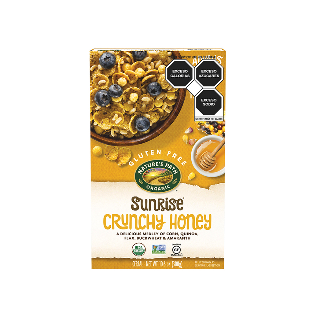 [058449772057] Cereal sunrise crunchy honey orgánico 300 g Nature´s Path