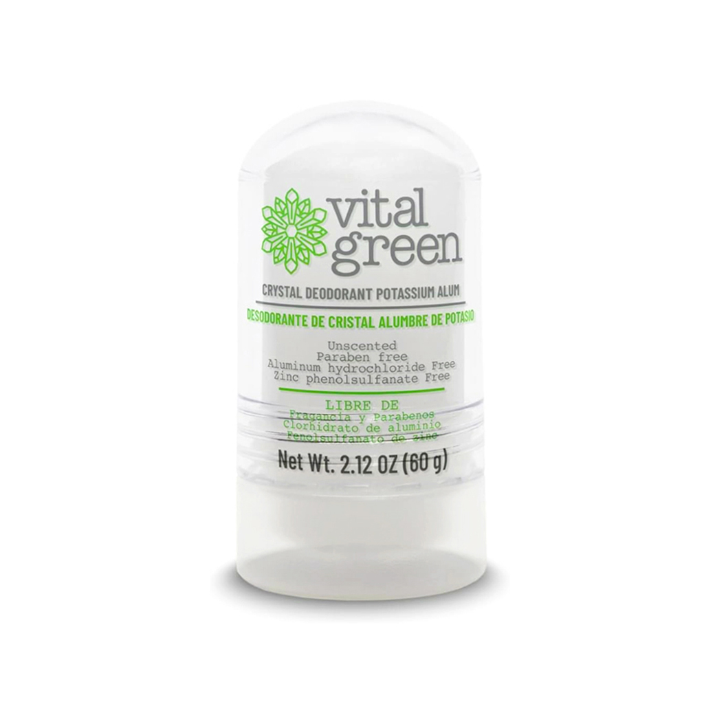Desodorante natural en piedra alumbre de potasio 60 g Vital Green