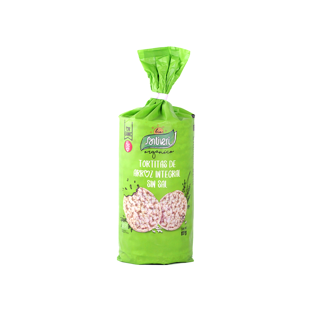 [8412170014602] Tortitas de arroz sin sal 130 g Santiveri