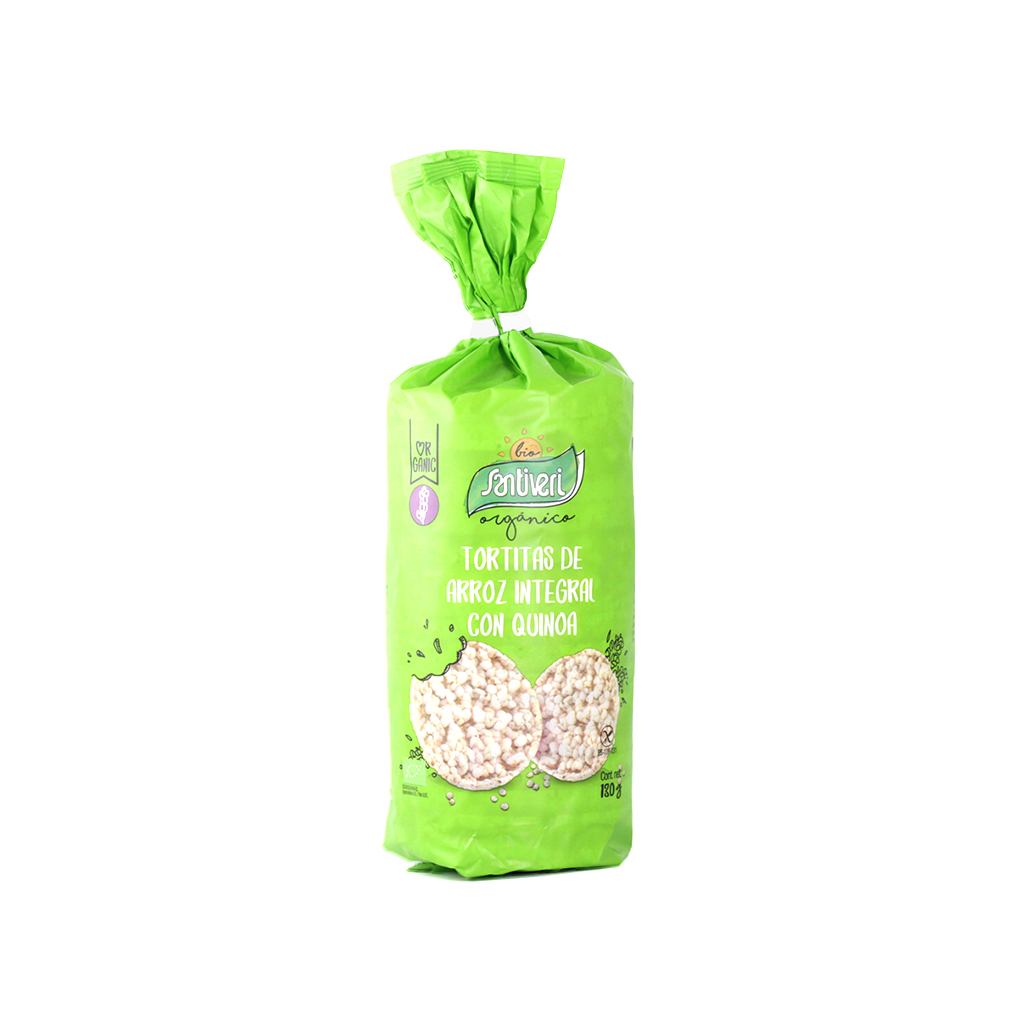 [8412170020726] Tortitas de quinoa 130 g Santiveri