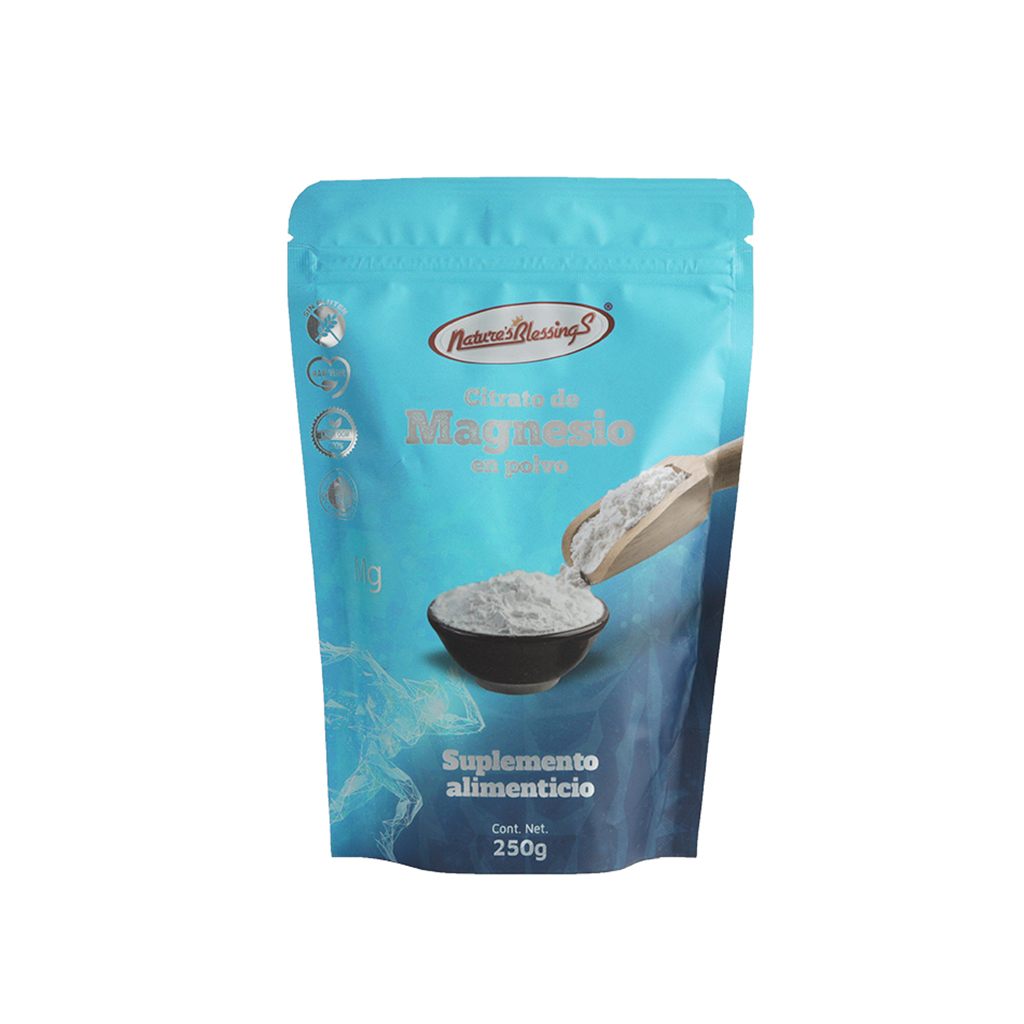Citrato de magnesio en polvo 250 g Nature's Blessings
