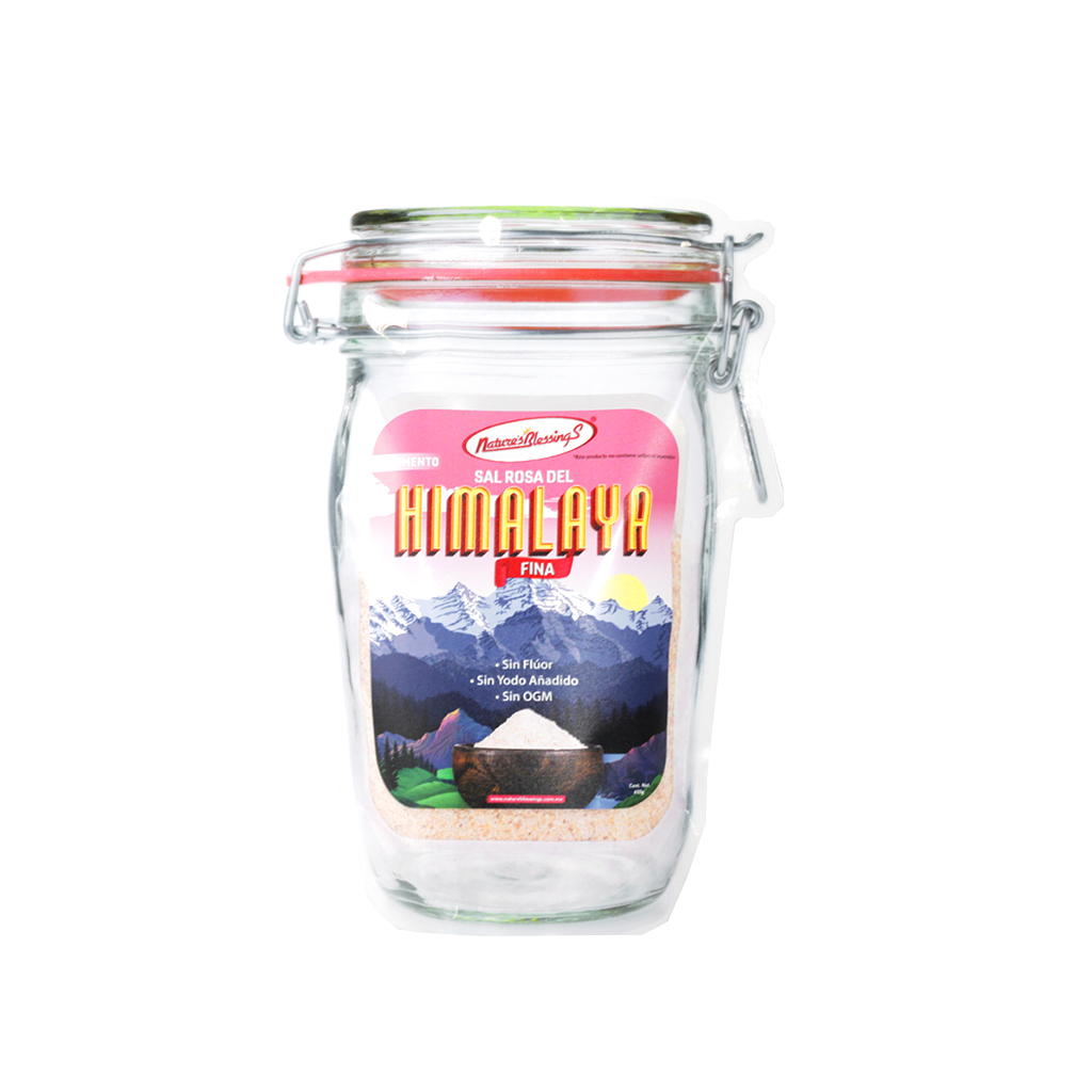 Condimento sal rosa del Himalaya fina 600 g Nature's Blessings