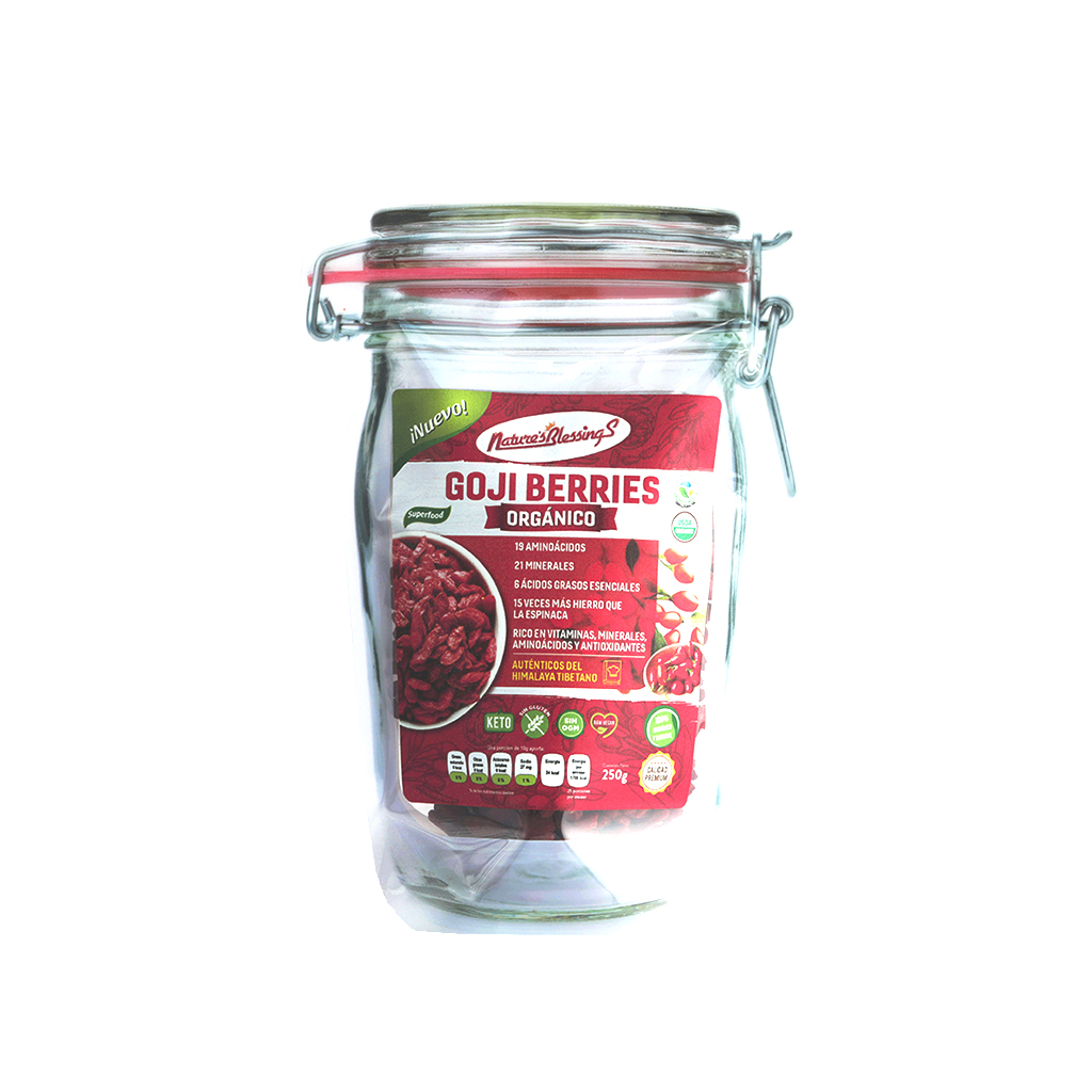 Goji berries orgánicos 250 g Nature's Blessings