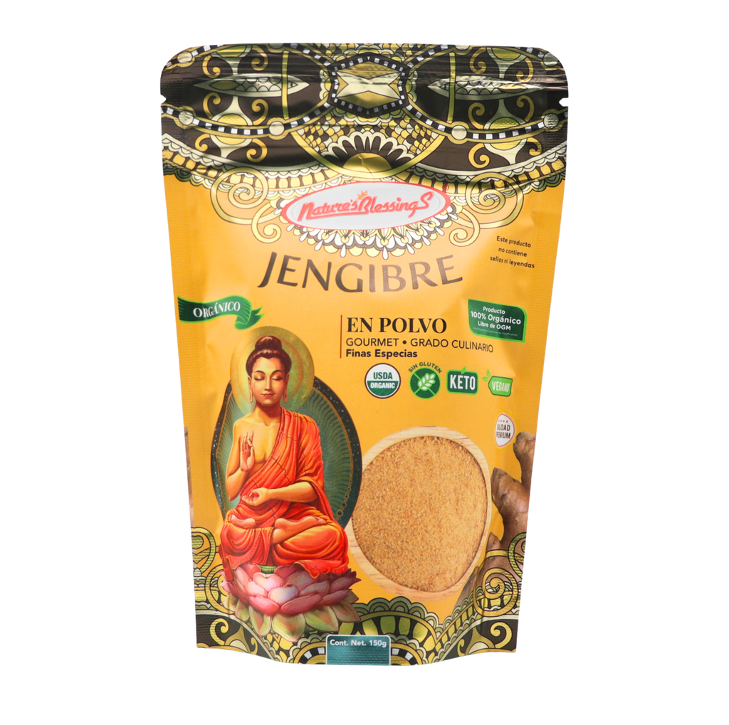 Jengibre en polvo orgánico 150 g Nature's Blessings
