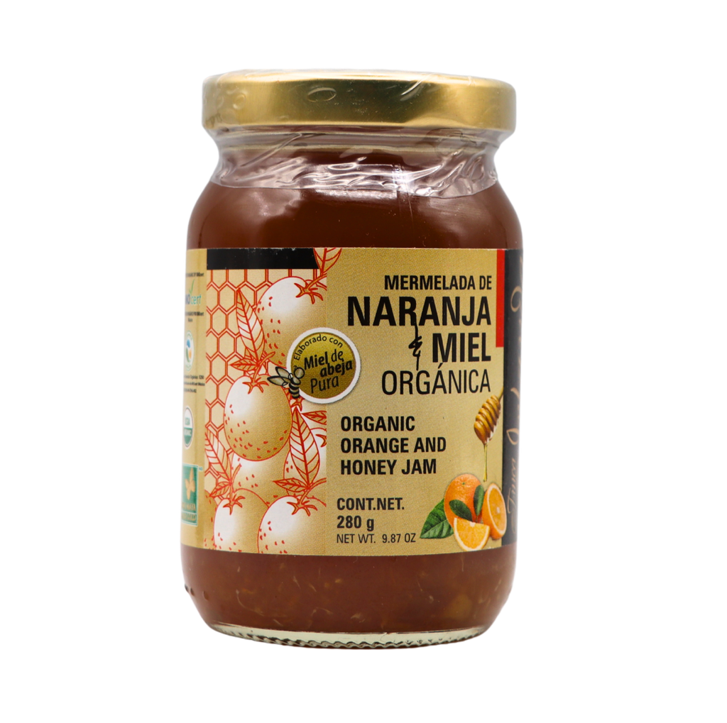 [612603000679] Mermelada de naranja con miel orgánica 280 g Finca Irlanda