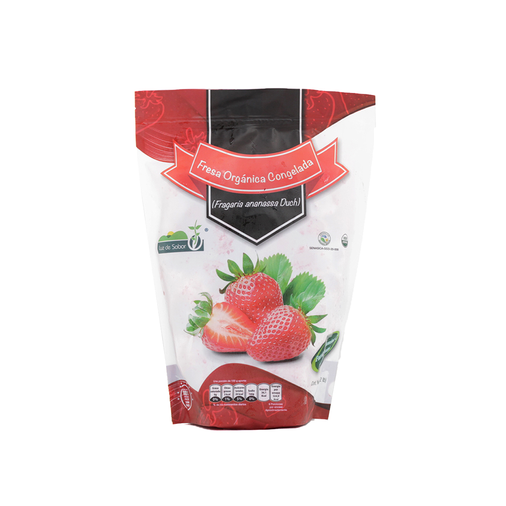 Fresa orgánica congelada 908 g Luz de Sabor