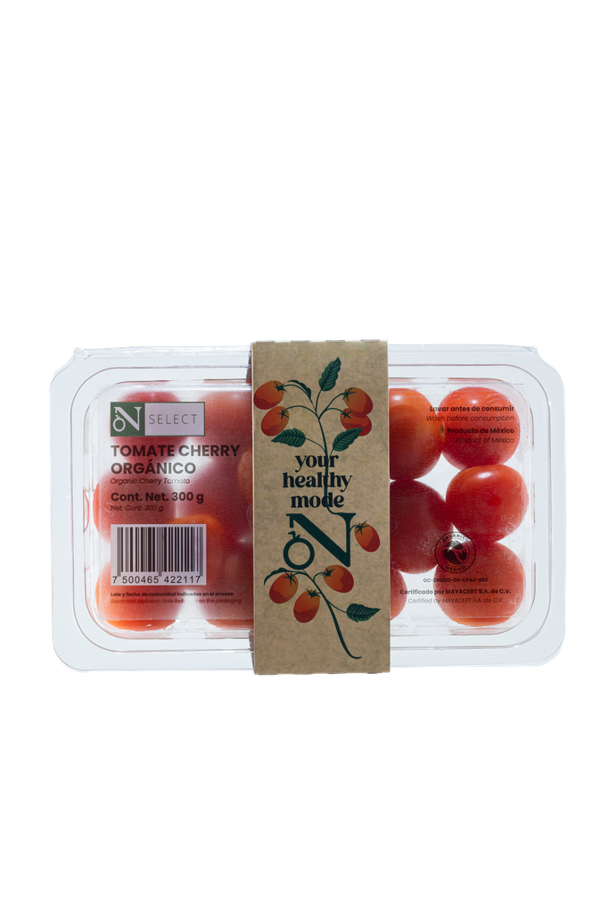 Jitomate cherry orgánico 300 g On Select