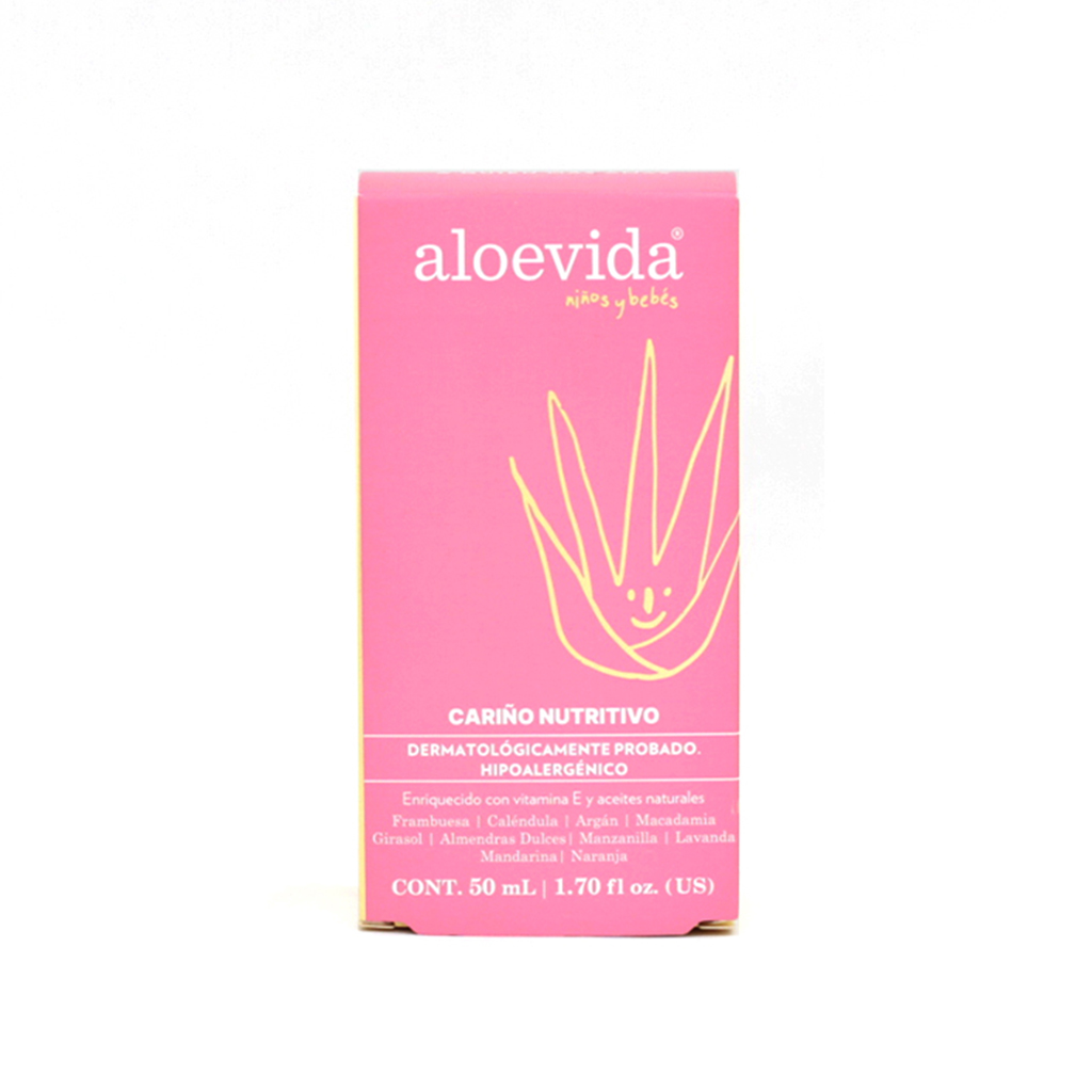 Aceite masajes para bebé 50 ml Aloevida