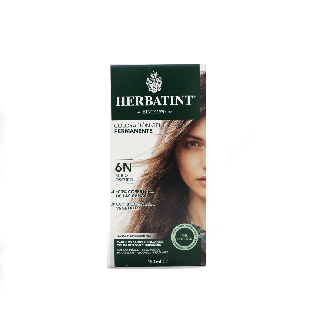 Tinte 6N rubio oscuro 150 ml Herbatint