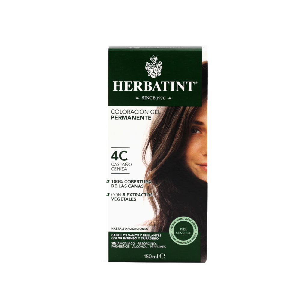 Tinte 4C castaño ceniza 150 ml Herbatint