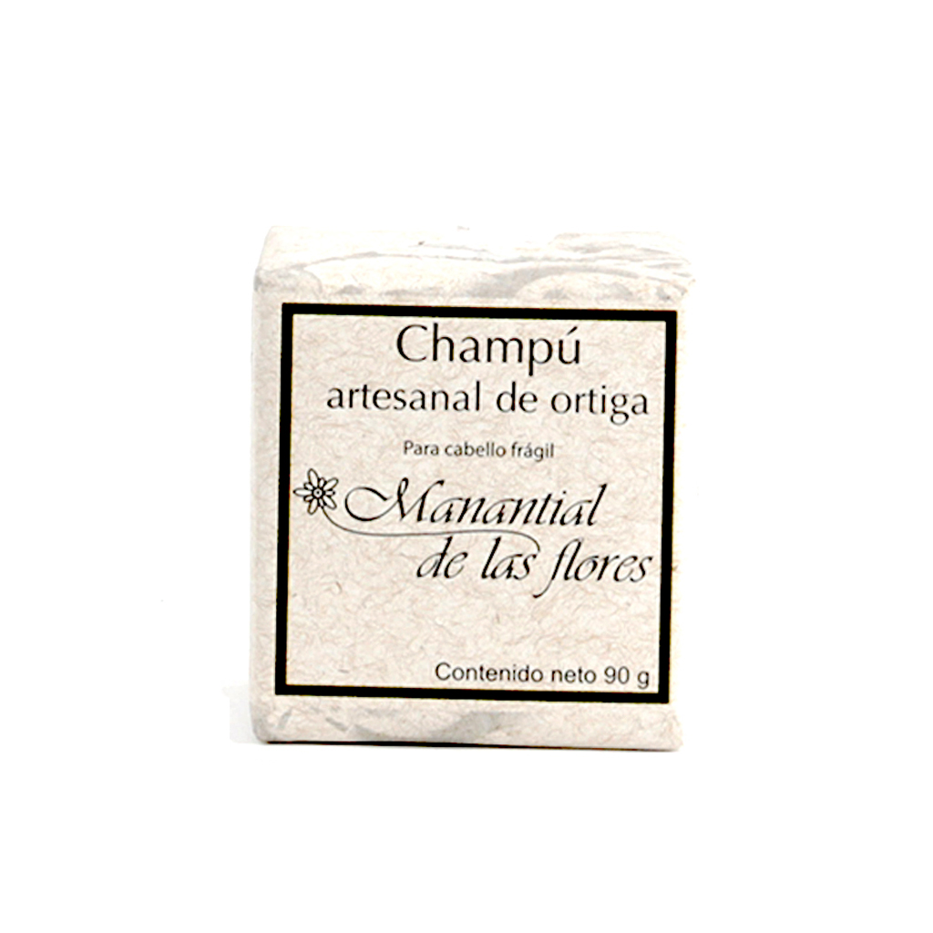 Shampoo en barra de ortiga 90 g Manantial de las Flores