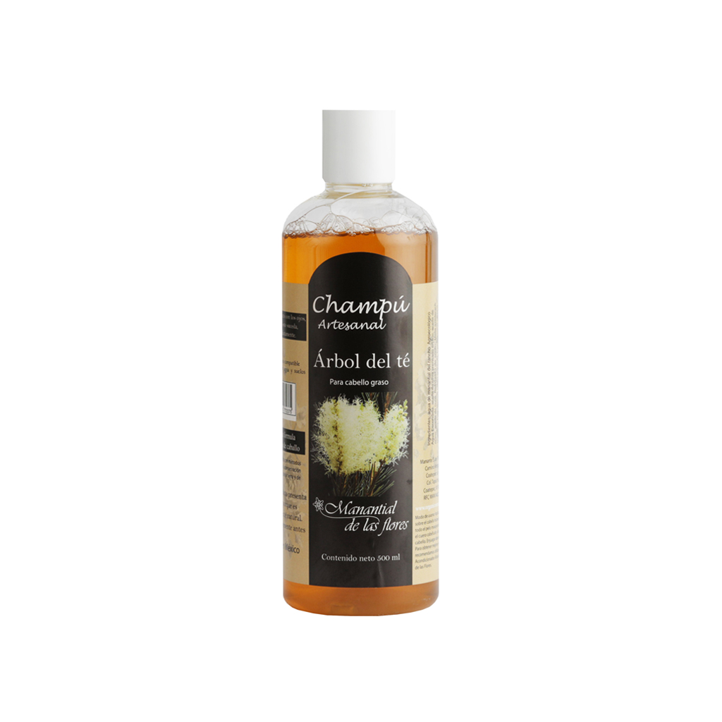 Shampoo árbol de té 500 ml Manantial de las Flores