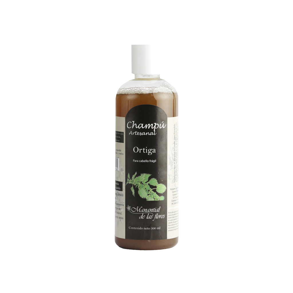 Shampoo ortiga 500ml Manantial de la Flores