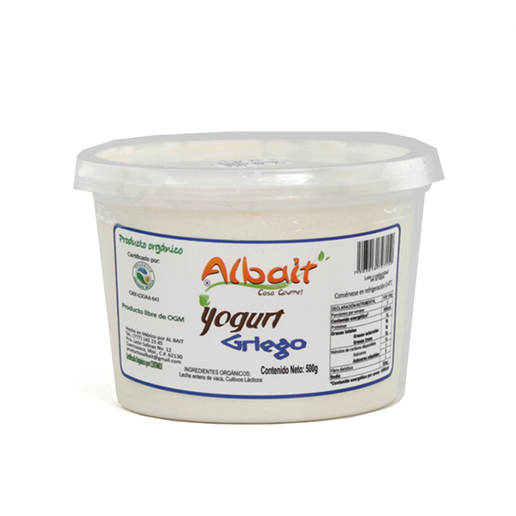 Yogurt griego 500g  Albait Casa Gourmet
