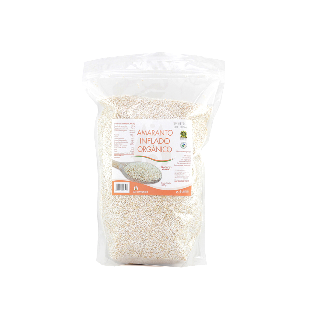 Amaranto inflado 350 g Sano Mundo