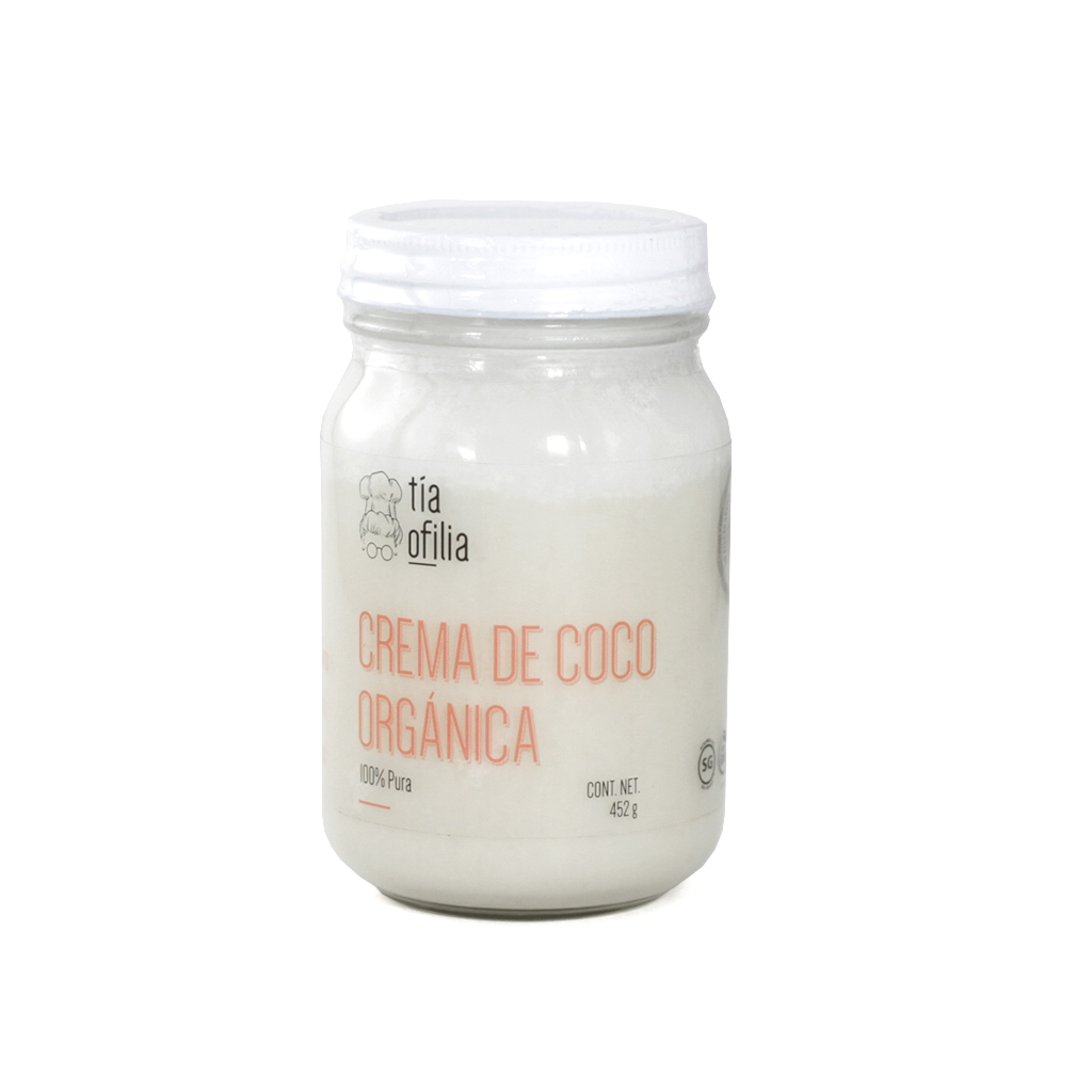 Crema de Coco Orgánico 452g Tia Ofilia 