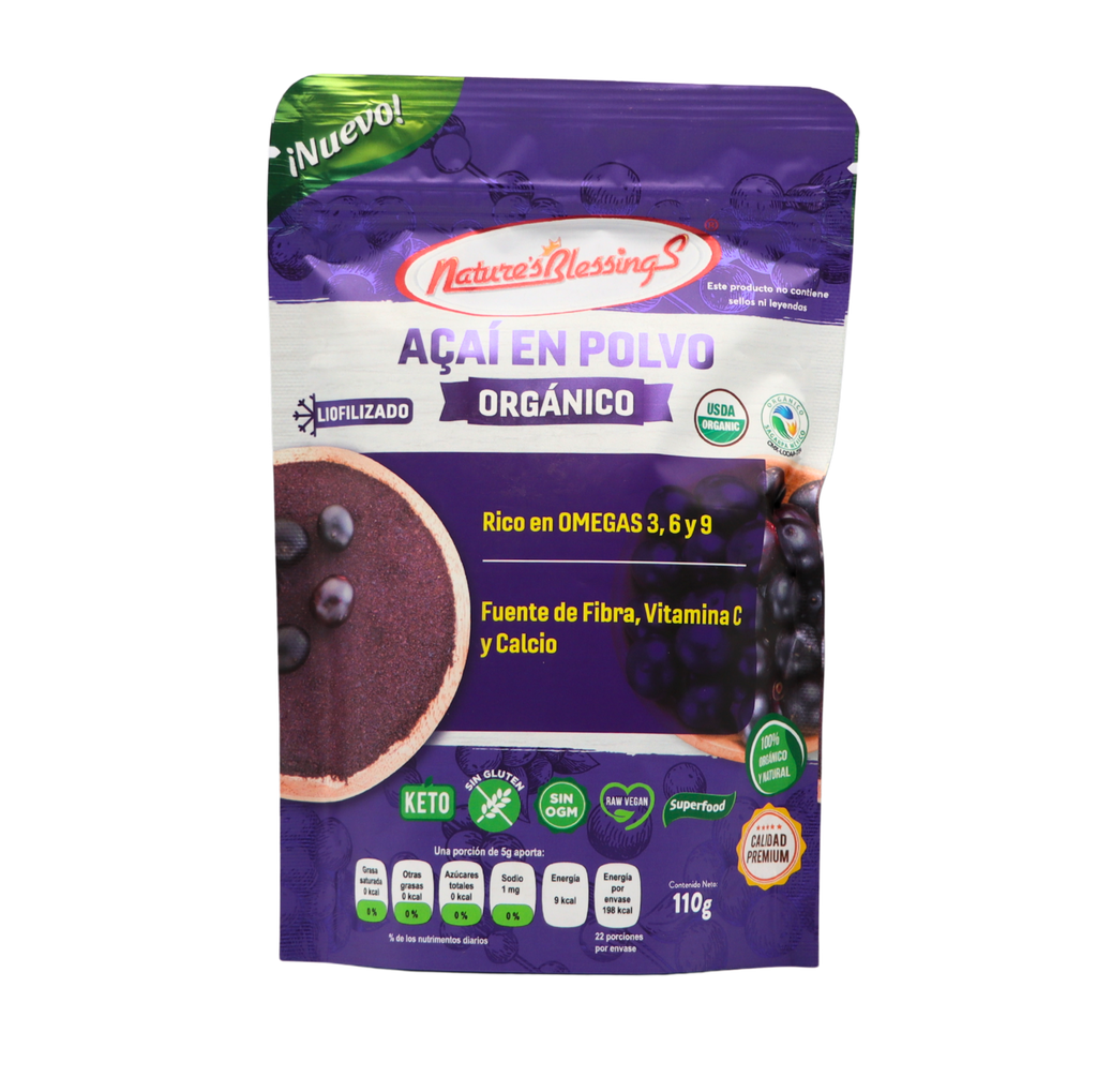 Acaí en polvo 110 g Nature's Blessings