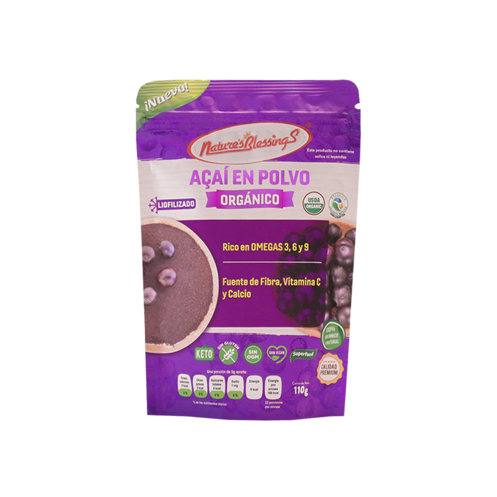 Acaí en polvo 110 g Nature´s Blessings
