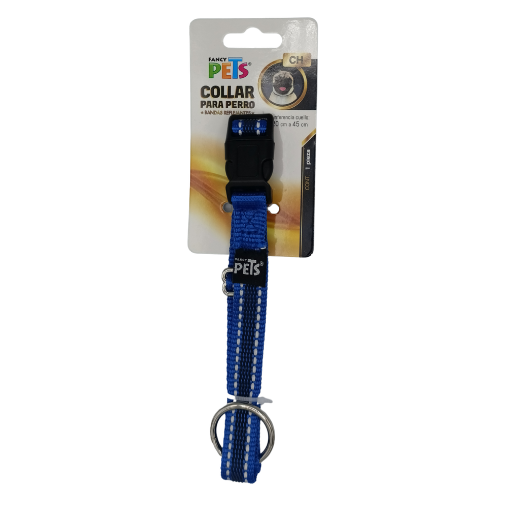 Collar chico azul para perro 1 pza Fancy Pets