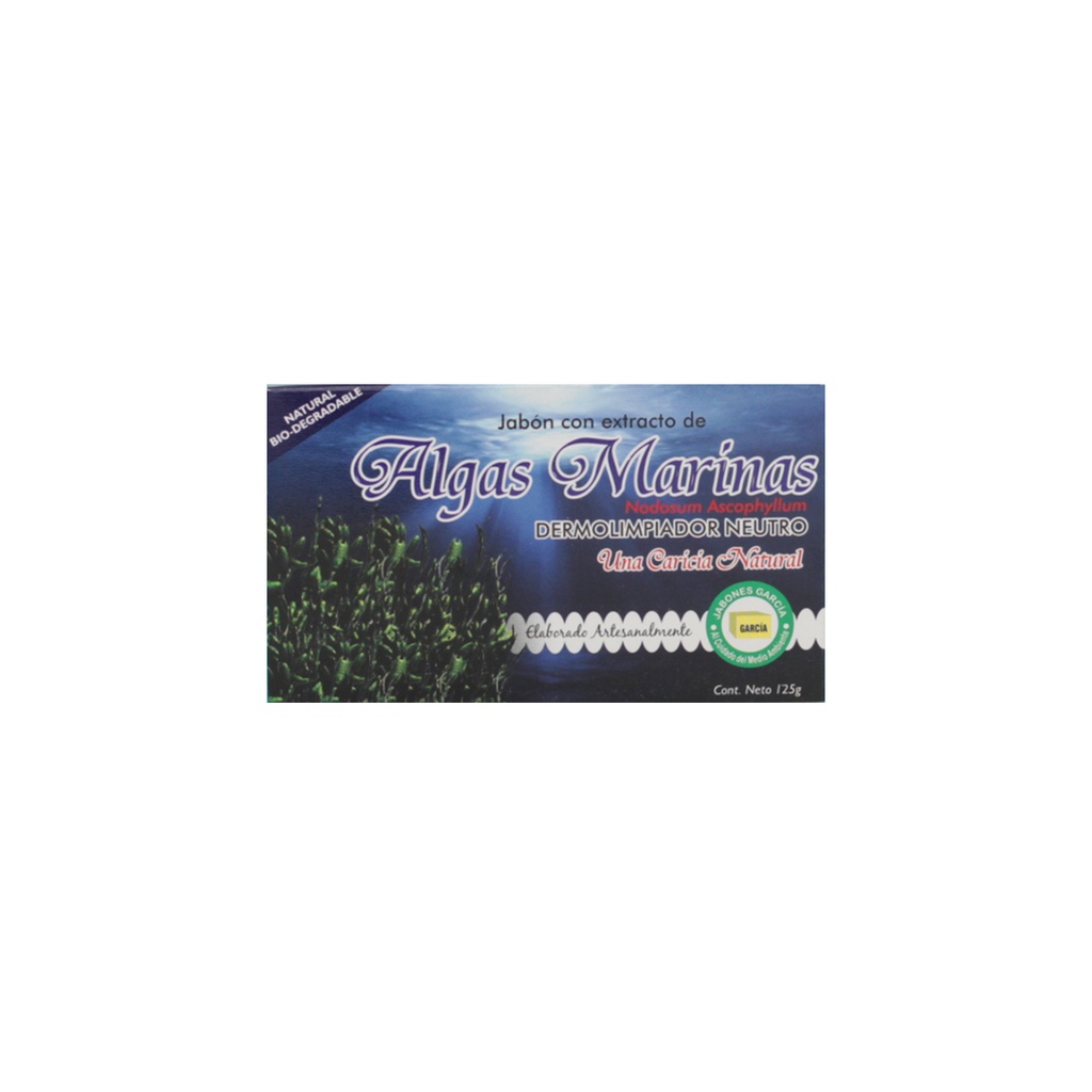[7503011486595] Jabón de algas marinas 125 g García 