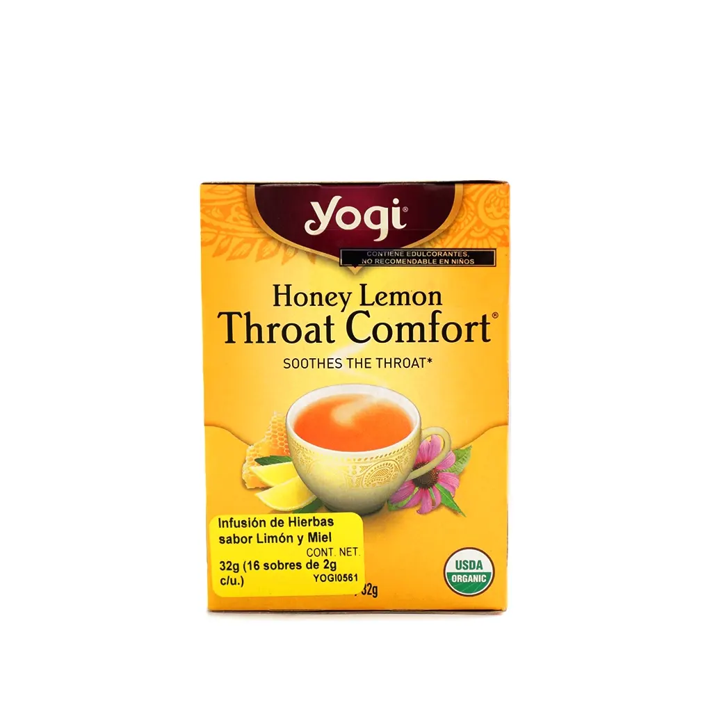 Infusión sabor miel con limón y mezcla de hierbas 32 g Yogi