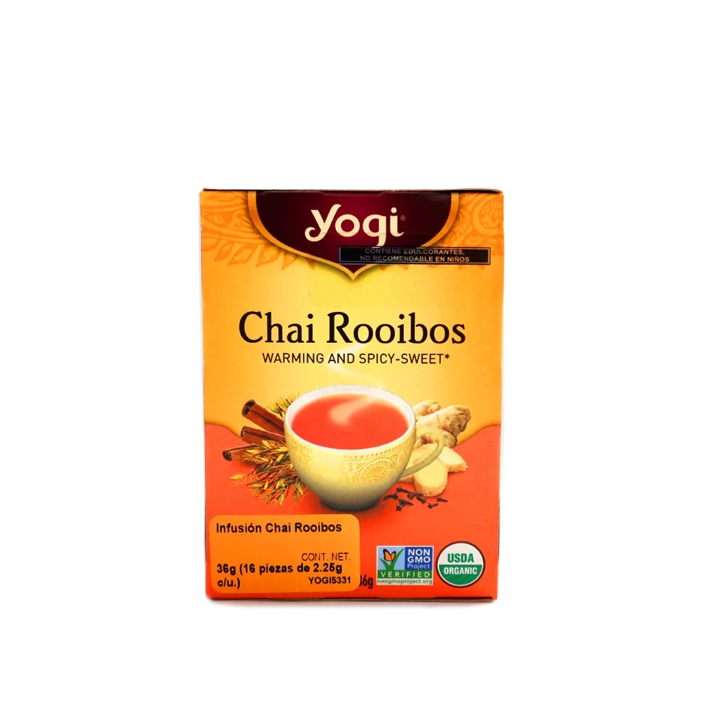 Infusión chai de rooibos 32 g Yogi