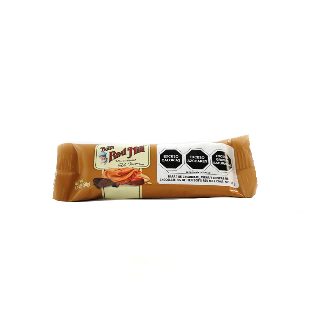 [039978039026] Barra de avena con mantequilla de cacahuate y chocolate 50 g Bob´s Red Mills