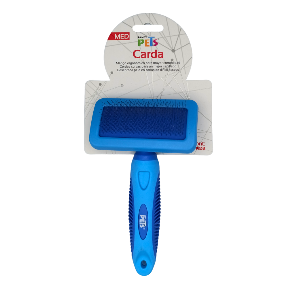 [FL8306] Carda mediana de metal para perro pza Nunbell