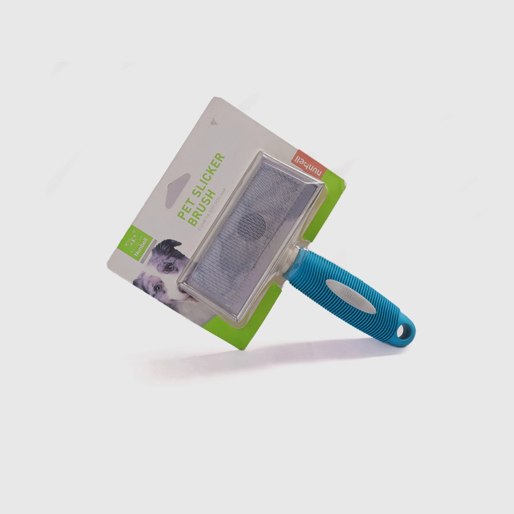 Cepillo doble de madera para perro pza Nunbell