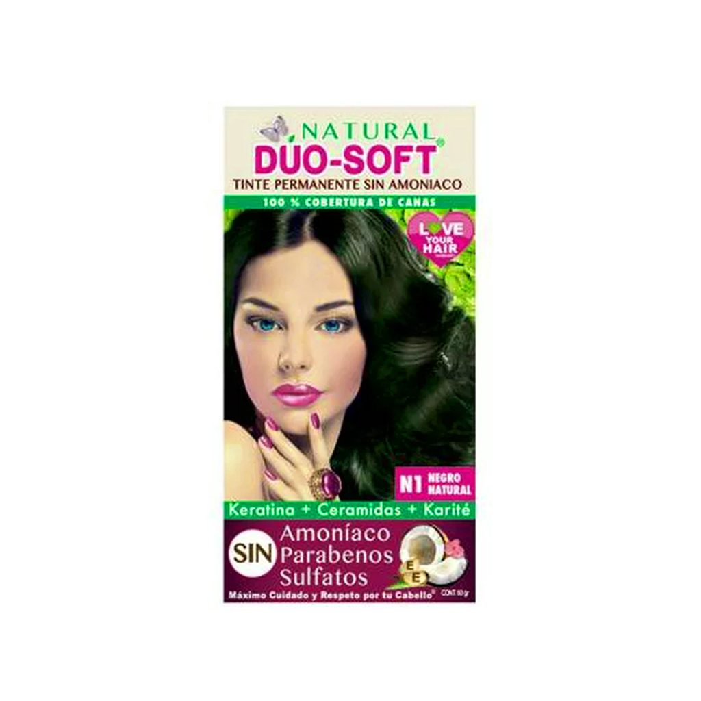 Tinte N1 negro natural 60 g Natural Duo Soft