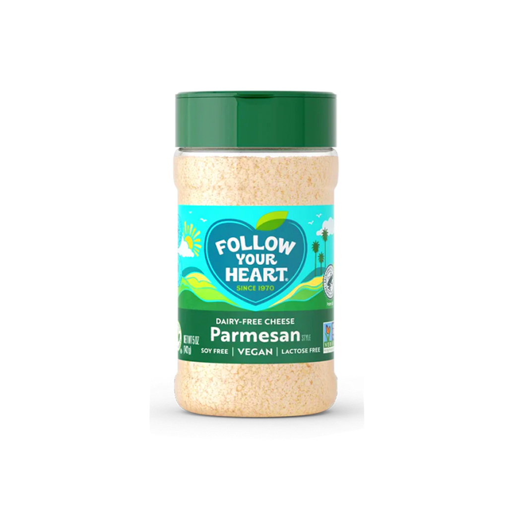 Queso vegano tipo parmesano molido 142 g Follow your Heart