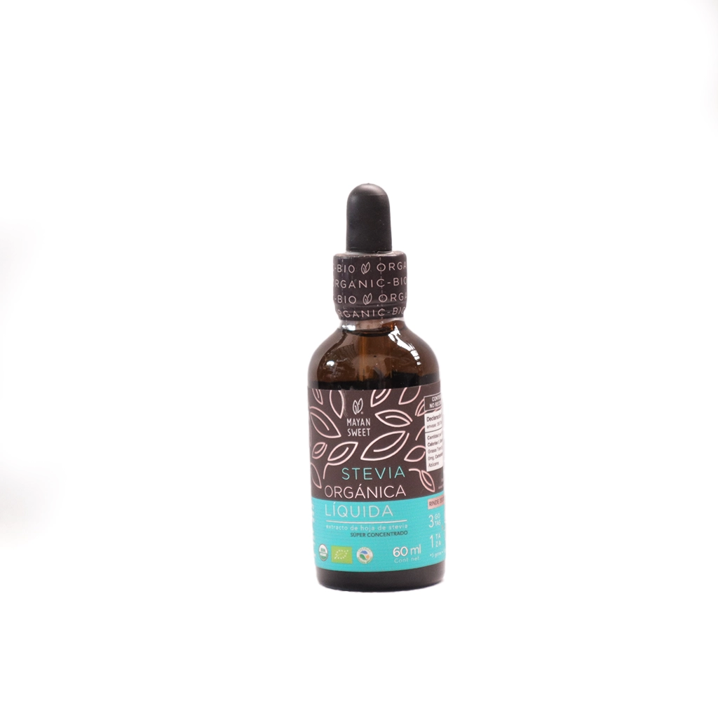 [7503018011189] Extracto hoja de stevia orgánico 60 ml Mayan Sweet