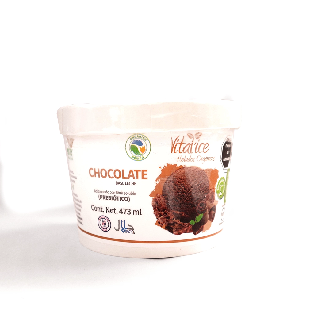 Helado sabor chocolate 473 ml Vital'ice