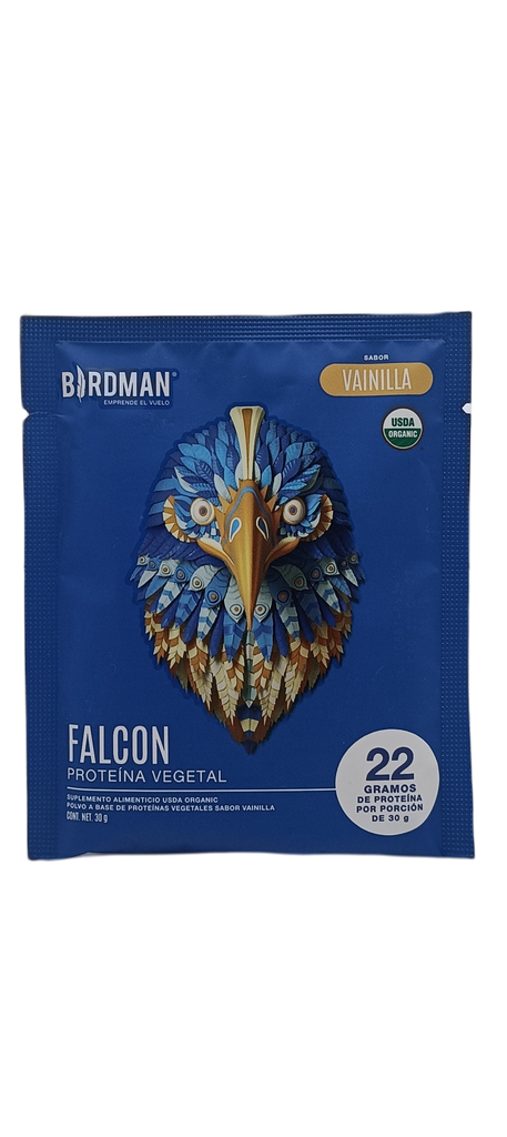 Proteina vegetal vainilla sobre 22 g Falcon Birdman