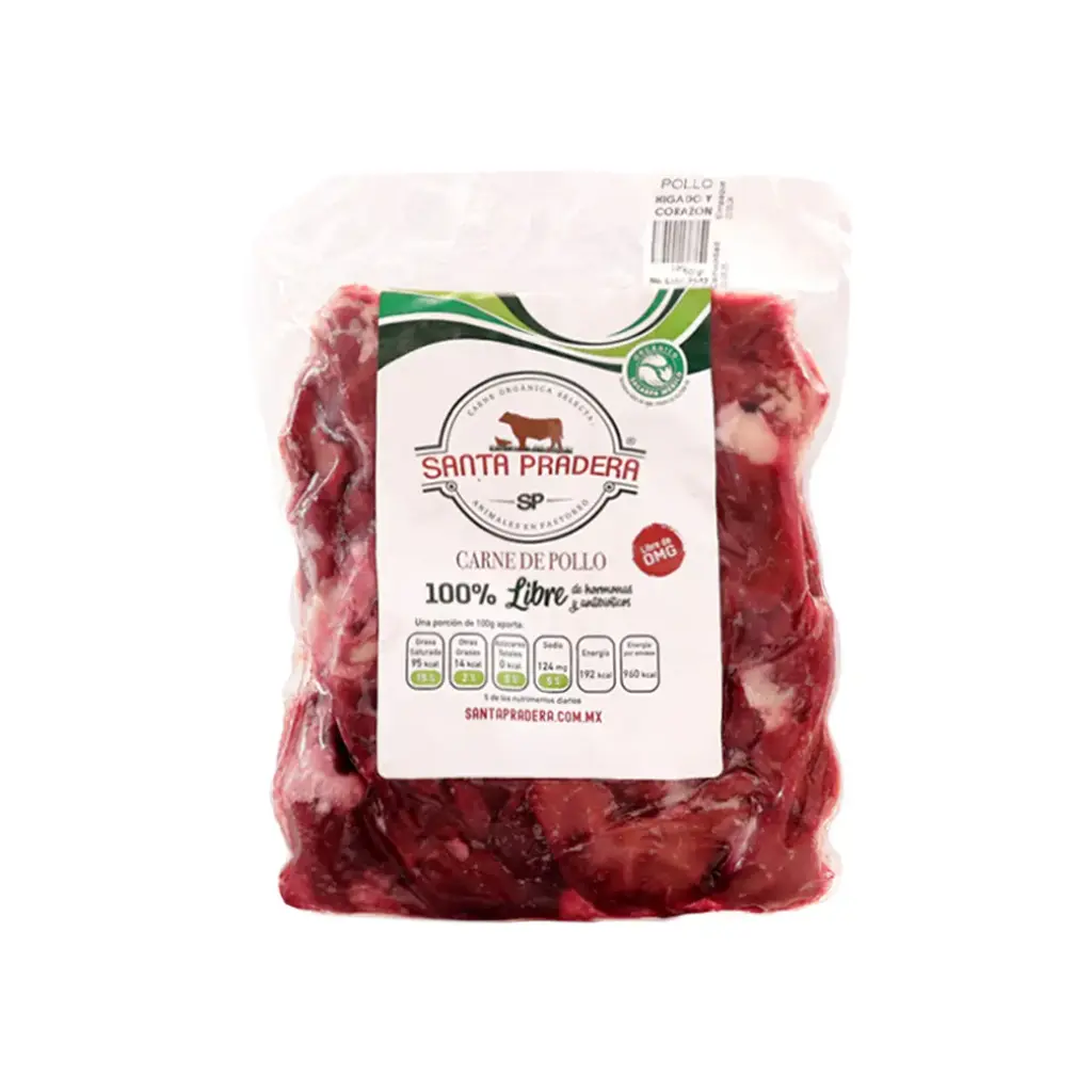 Hígado y corazón de pollo 500 g Santa Pradera