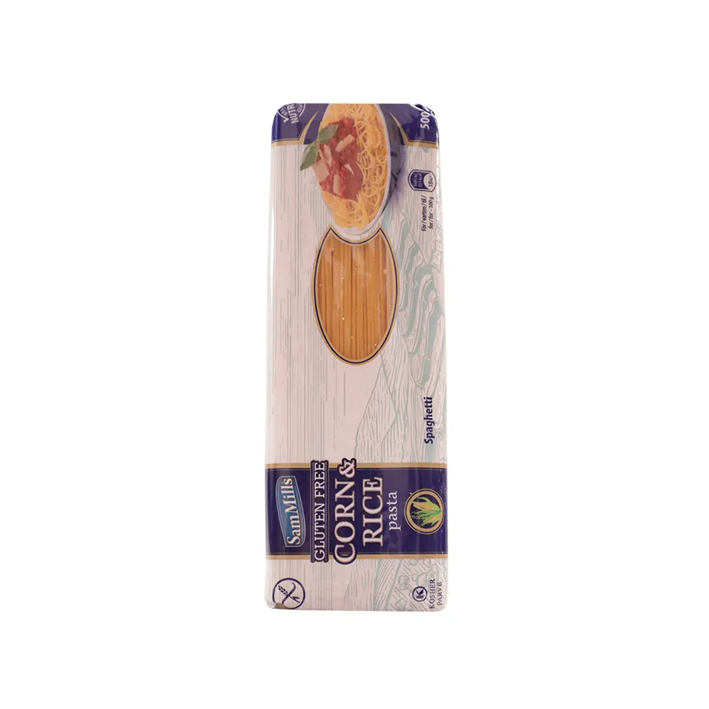 Pasta de maíz y arroz spaghetti 500 g Sam Mills