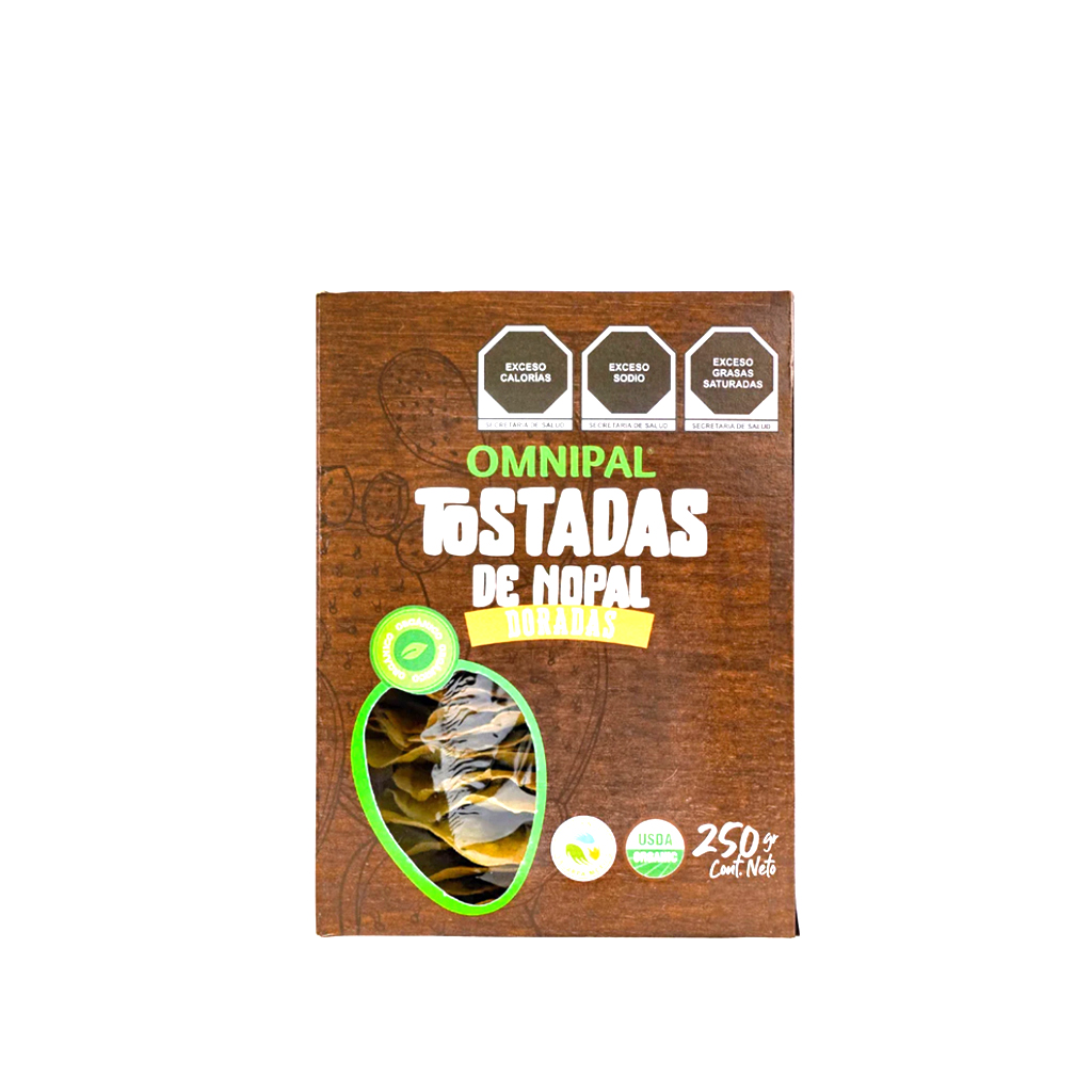 Tostadas de nopal horneadas 200 g Omnipal