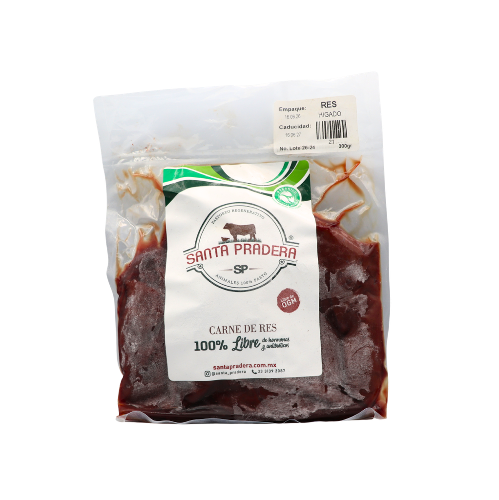 [20] Hígado de res 300 g Santa Pradera