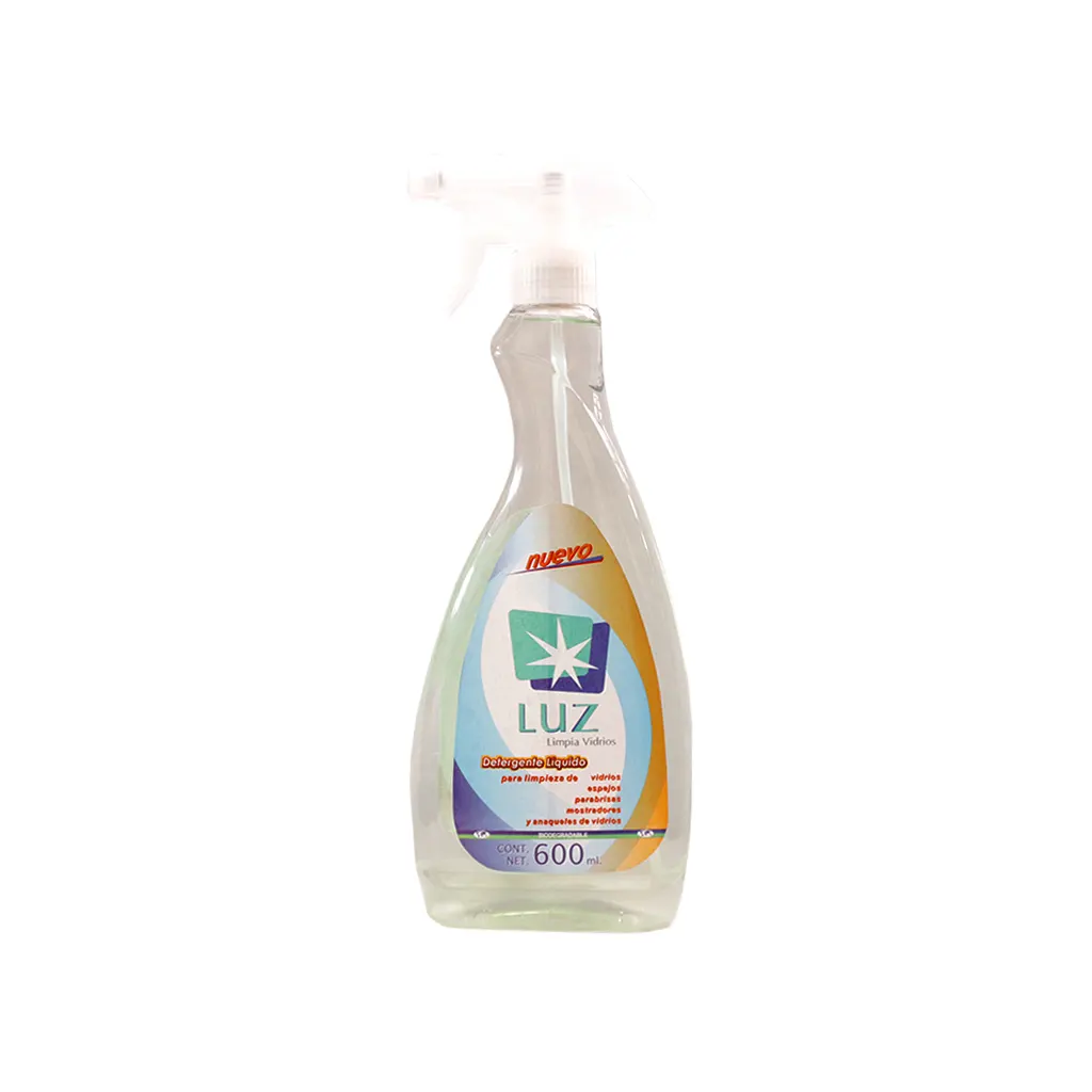 Detergente biodegradable para vidrios y cristales 600 ml Luz Nocon