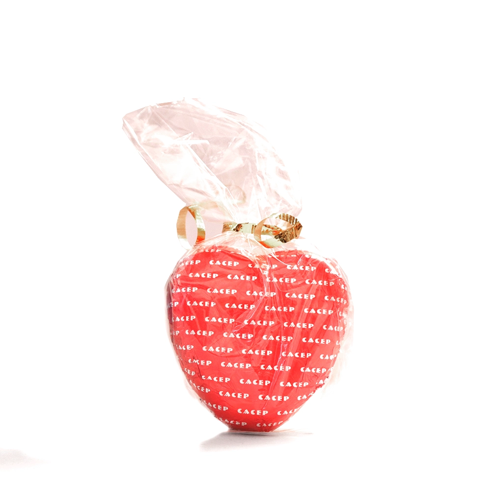 Corazón doble de chocolate claro 92 g Cacep