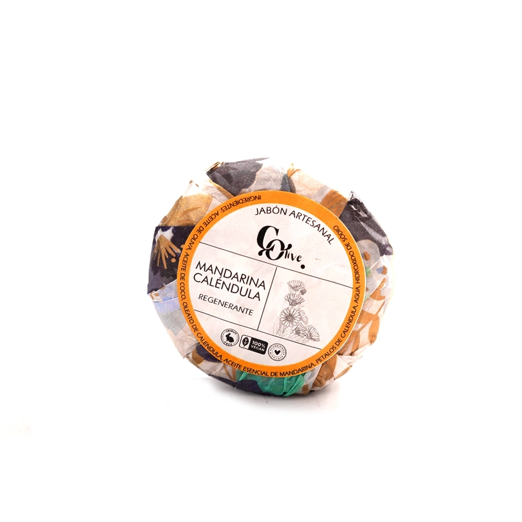 Jabón mandarina y caléndula 70 g CoLive