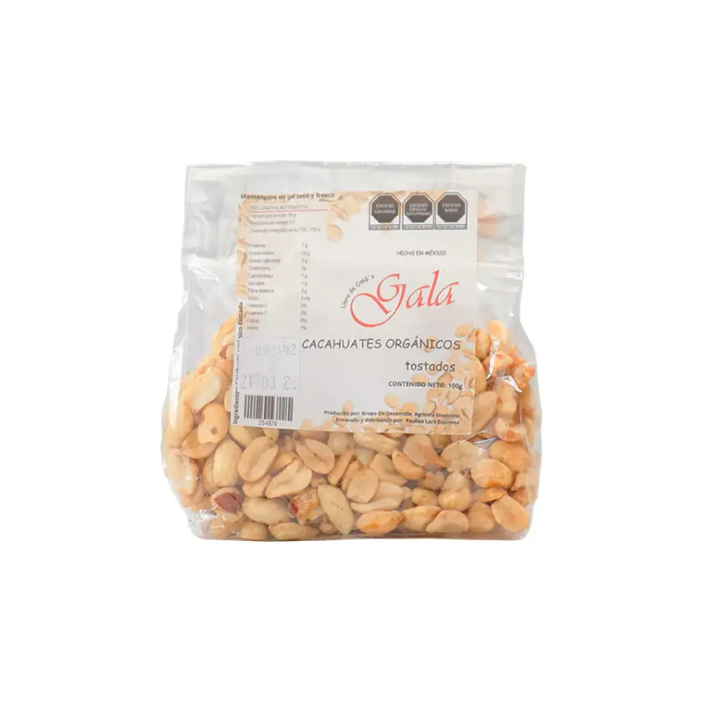 Cacahuate tostado natural 100 g (Gala)