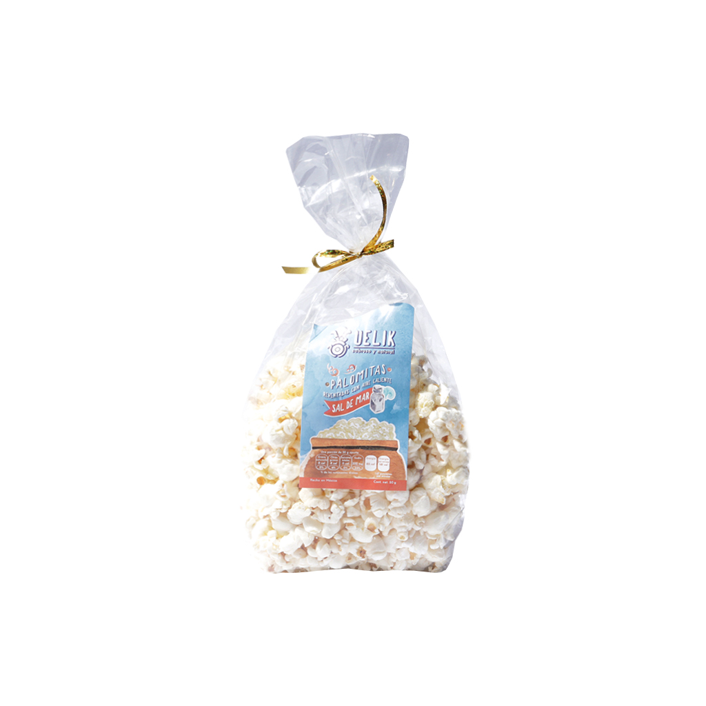 Palomitas con sal de mar 50 g Uelik