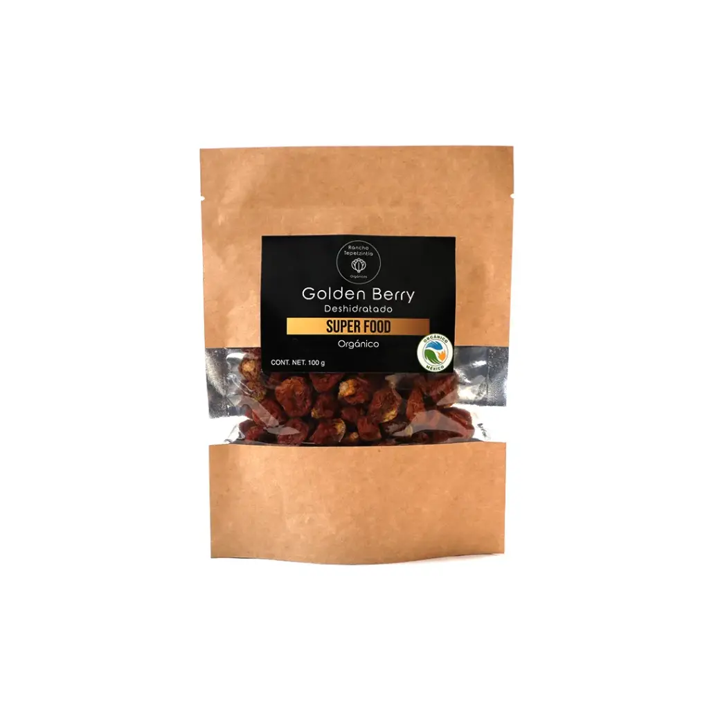 Golden Berry deshidratado 100 g Rancho Tepetzintla