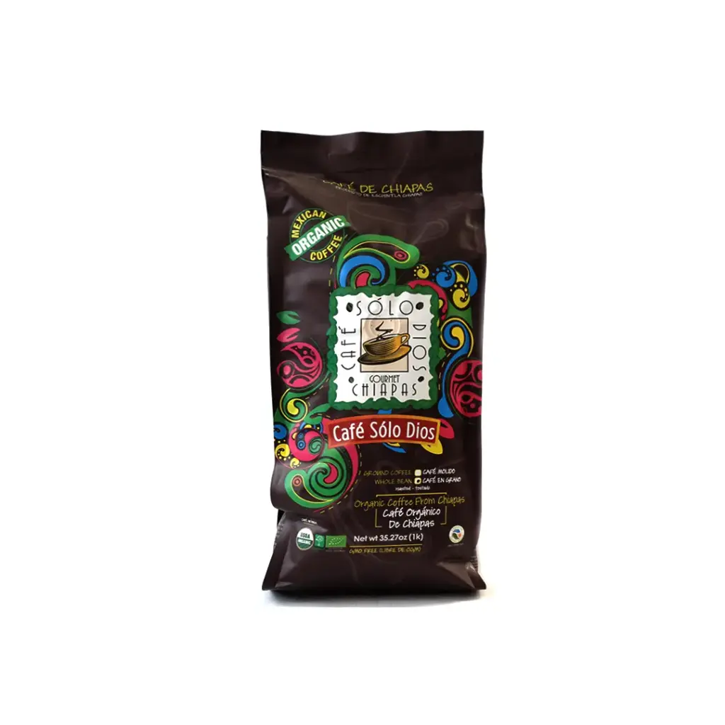 Café orgánico en grano 1 kg Sólo Dios