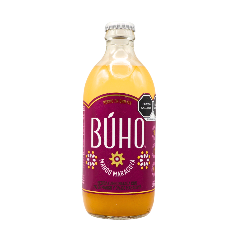 Soda de mango maracuyá 355 ml Búho